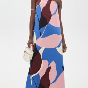 Rebecca Vallance Mika Silk Maxi Dress