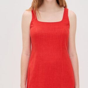 LNA Mikala Linen Dress