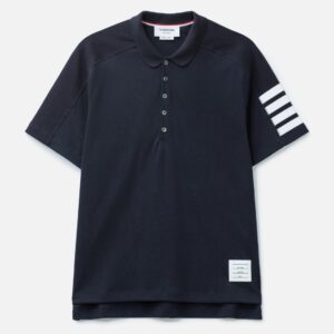 Thom Browne Milano Cotton 4-Bar Polo Milano Cotton 4-Bar Polo