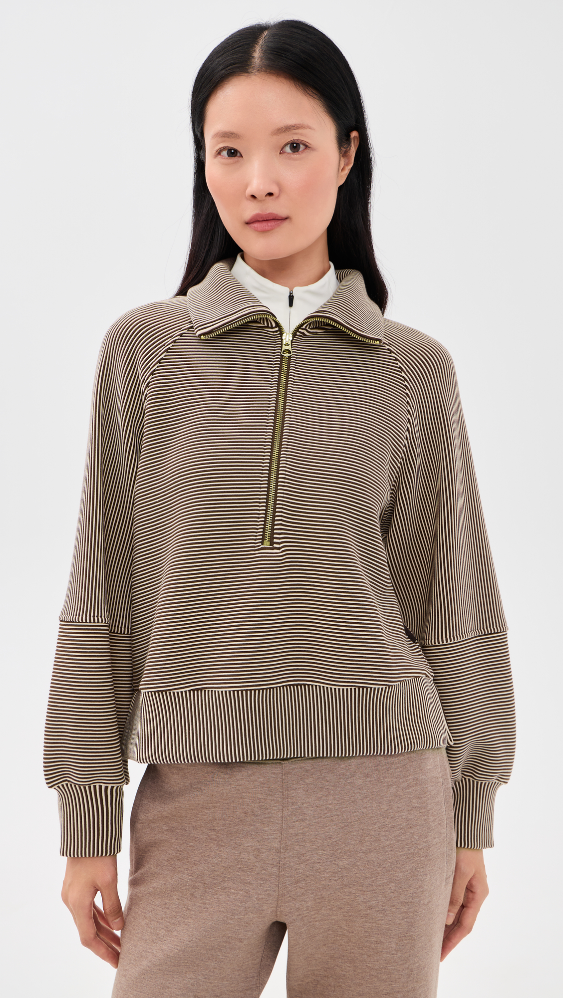 Varley Milano Quarter Zip Sweatshirt