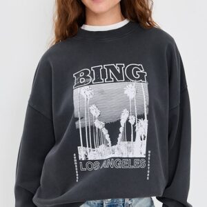 ANINE BING Miles Bing Tour Sweatshirt