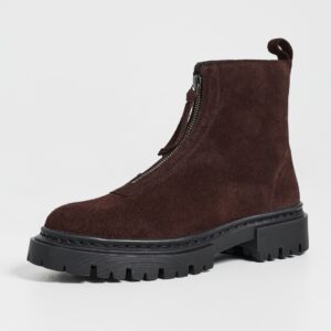 STAUD Miles Suede Zip Ankle Boots Miles Suede Zip Ankle Boots