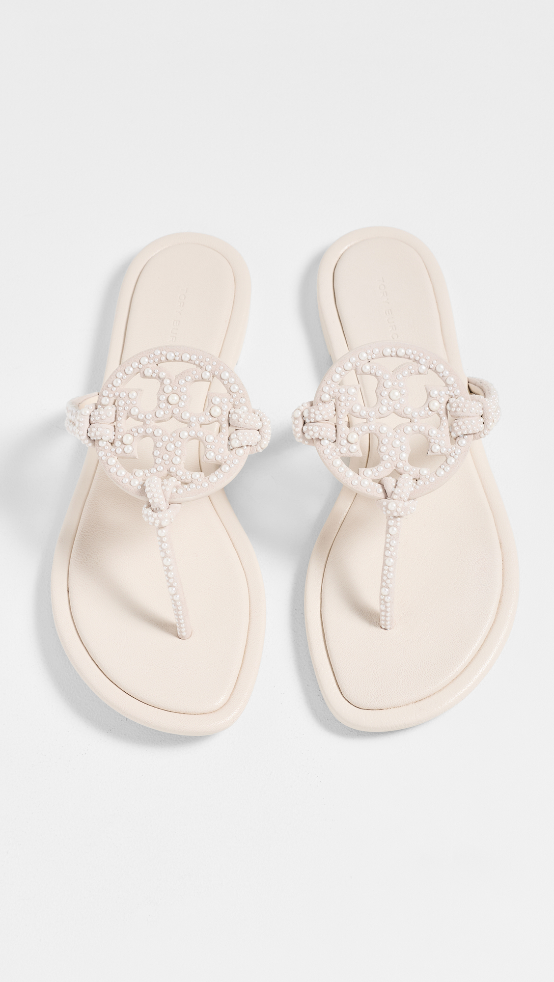 Tory Burch Miller Knotted Pearl Sandals