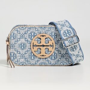 Miller T Monogram Denim Mini Crossbody Bag