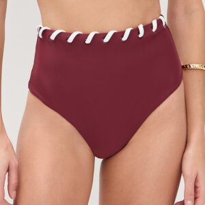 SIMKHAI Milou High Waisted Bikini Bottoms Milou High Waisted Bikini Bottoms