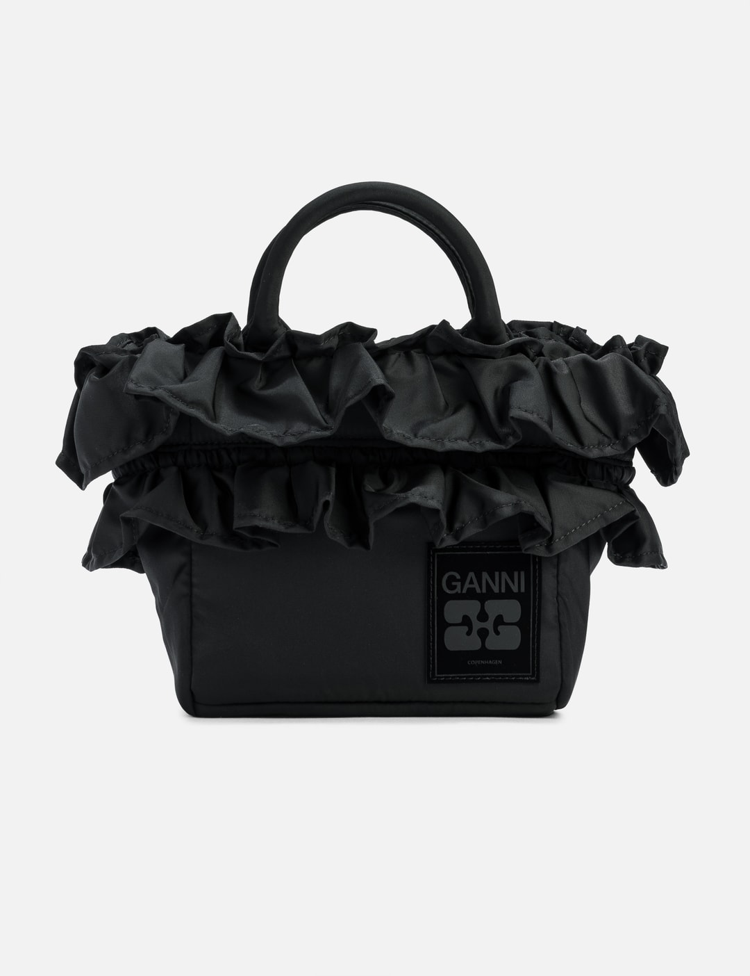 Ganni Mini Ruffle Tote