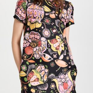 La DoubleJ Mini Silk Swing Dress