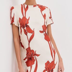 La DoubleJ Mini Silk Swing Dress