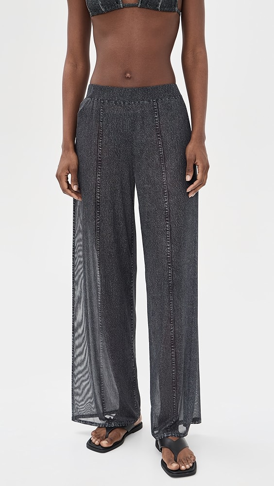 rag & bone Miramar Mesh Wide Leg Pant
