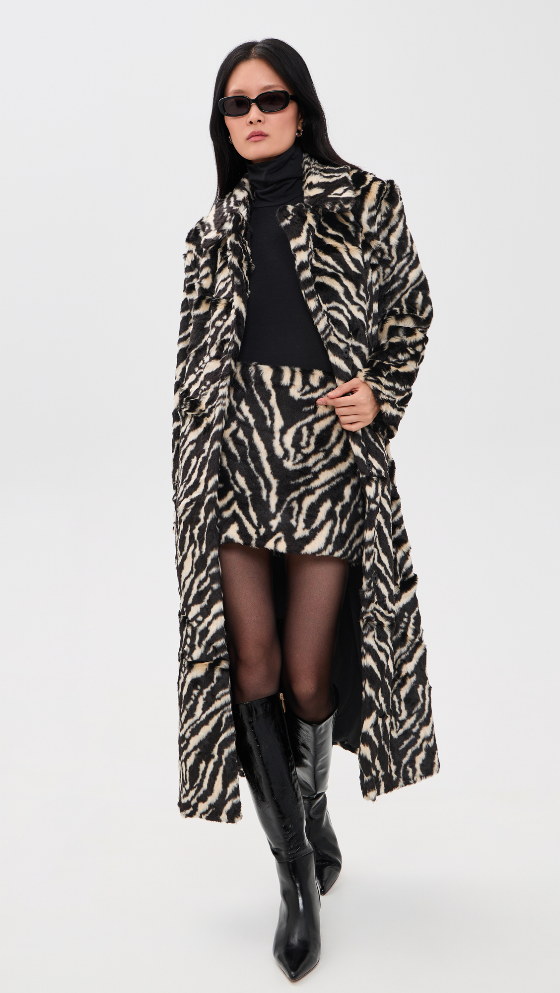 Show Me Your Mumu Miss Cindy Faux Fur Overcoat