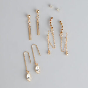 Mix It Up Mood Rhinestone Earrings Set