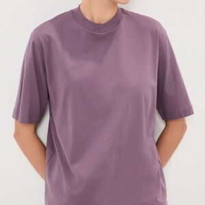 Tibi Mock Neck Tee