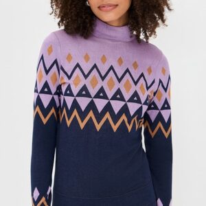 Modal High Neck Jacquard Base Layer