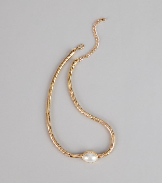 Windsor Modern Muse Coil Pearl Collar Necklace