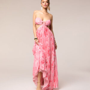 Windsor Molly Floral Pleated A-Line Formal Dress Molly Floral Pleated A-Line Formal Dress