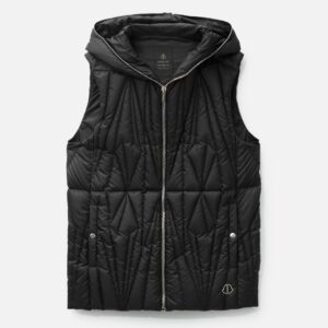 Rick Owens Moncler + Rick Owens Geocamo Ziplock Hooded Down Gilet Moncler + Rick Owens Geocamo Ziplock Hooded Down Gilet