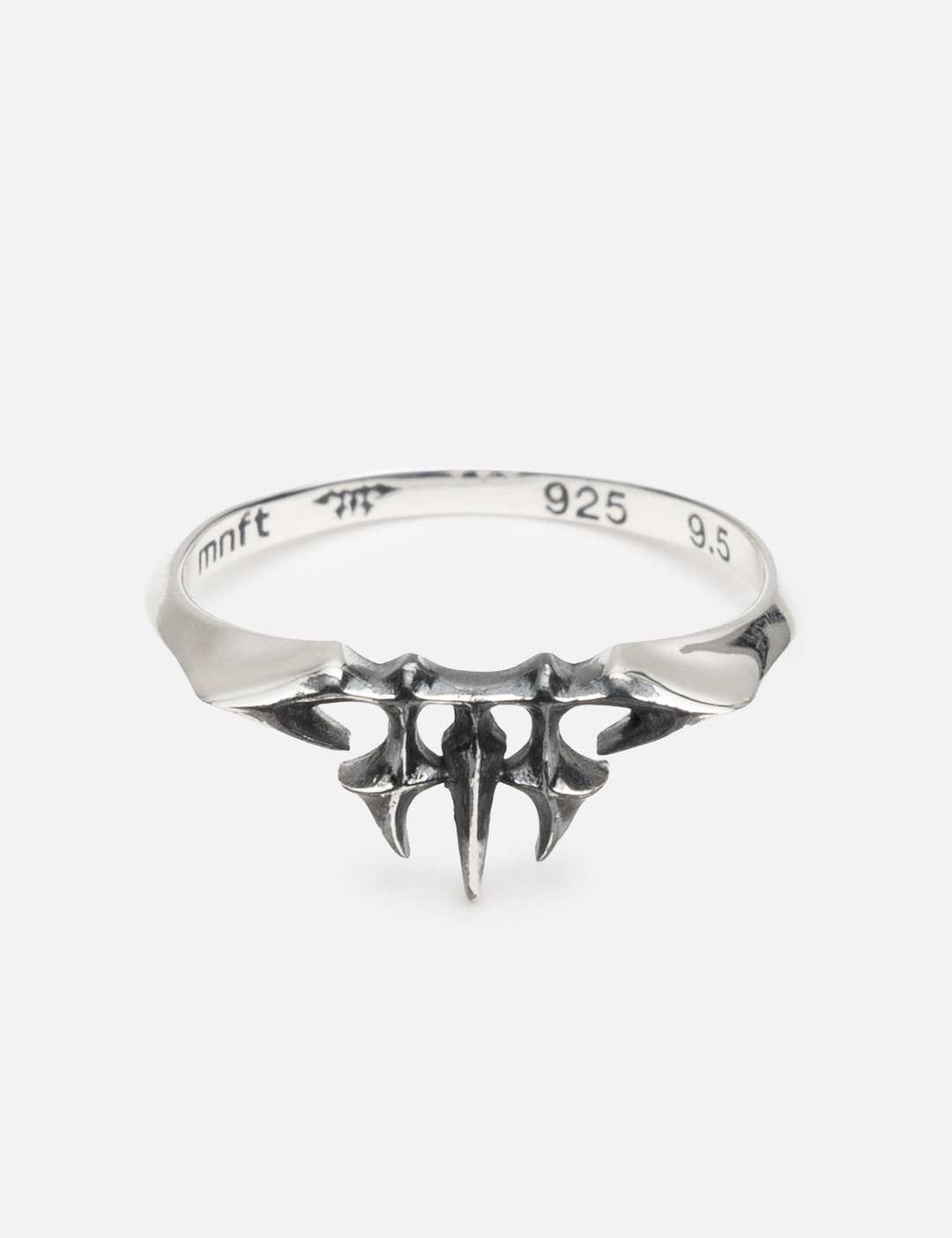 MIDNIGHTFACTORY Monogram Oxidised Ring