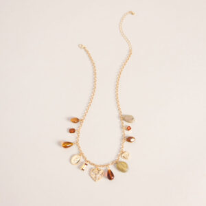 Windsor Mood Board Stone Charm Necklace Mood Board Stone Charm Necklace