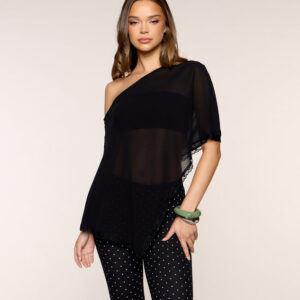Moonlit Escape Chiffon Poncho