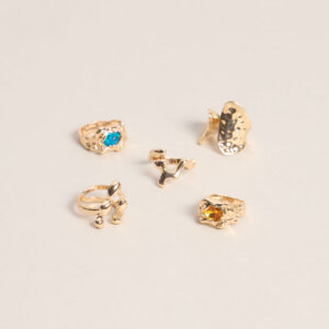 More Is More Five-Piece Ring Set