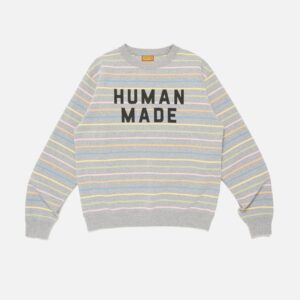 Human Made Multi Striped Sweatshirt Multi Striped Sweatshirt