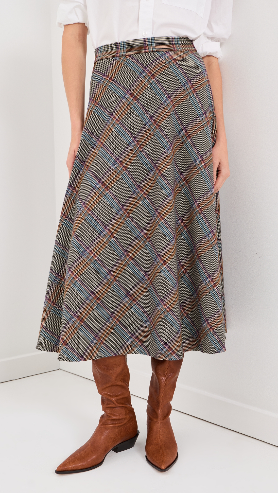 LE BOP Myrtle Circle Midi Skirt