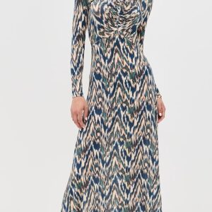 Ulla Johnson Naia Long Sleeve Ruched Midi Dress