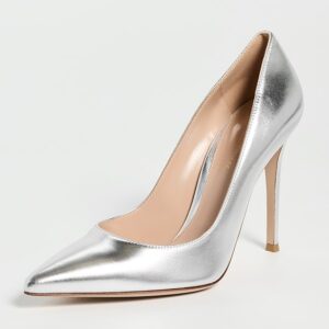 Gianvito Rossi Nappa Silk Heels