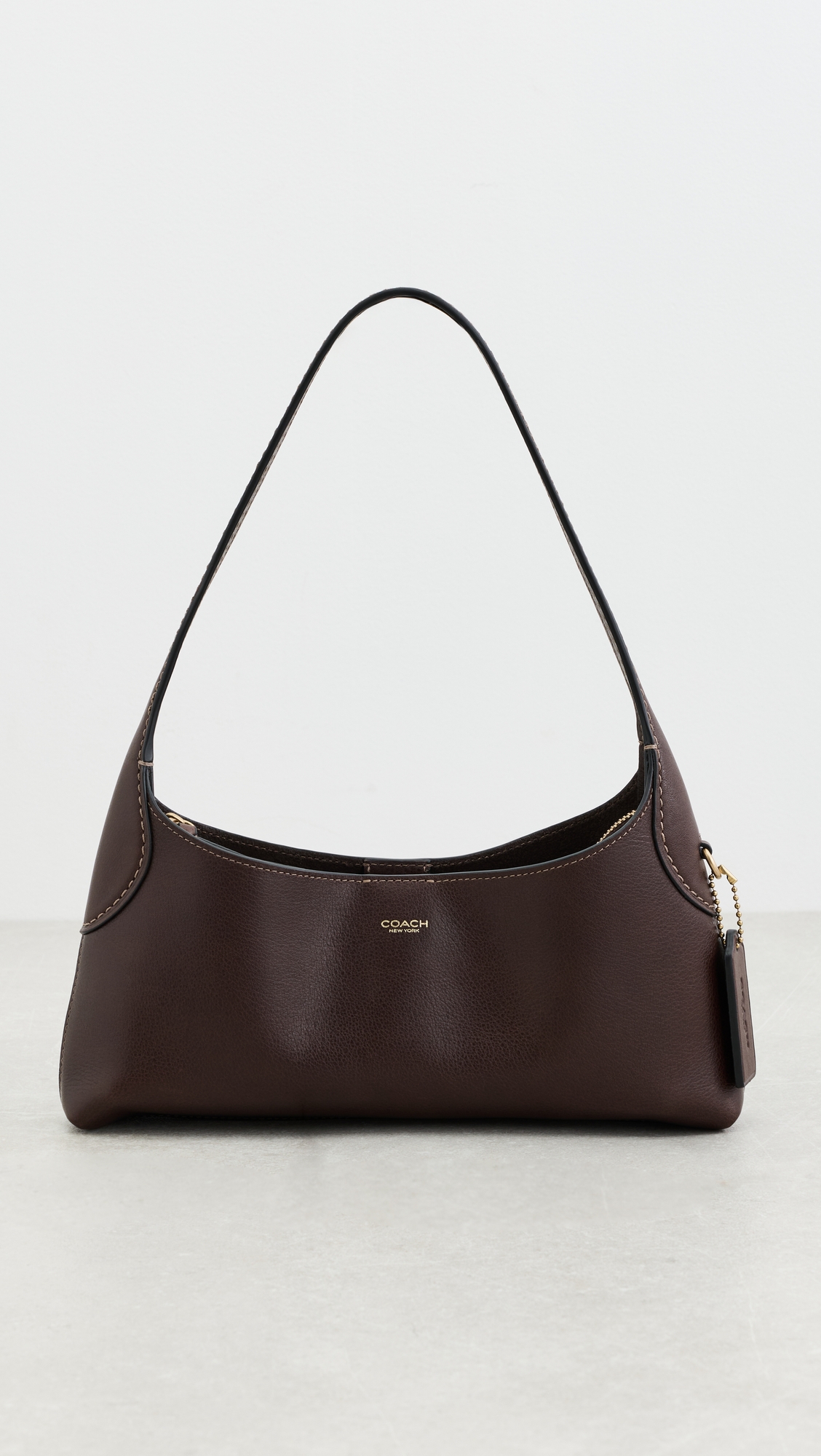 Coach Natural Grain Leather Brooklyn 26 Shoulder Bag