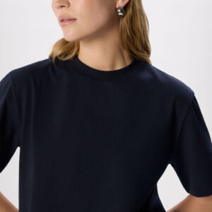Navy Cotton Crew Neck T-Shirt Navy Cotton Crew Neck T-Shirt