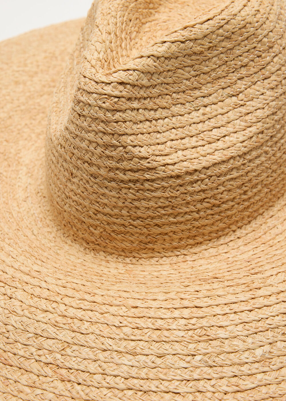 Neutral Oversized Straw Hat - Image 3
