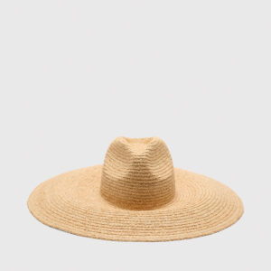 Neutral Oversized Straw Hat