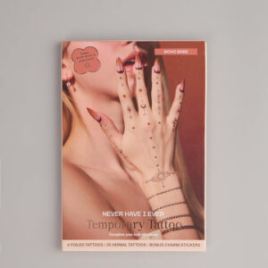 Windsor Never Have I Ever Temporary Tattoo Set Never Have I Ever Temporary Tattoo Set