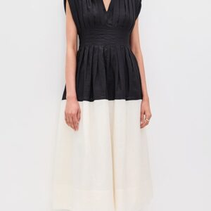 Nicola Ramie Tank Midi Dress