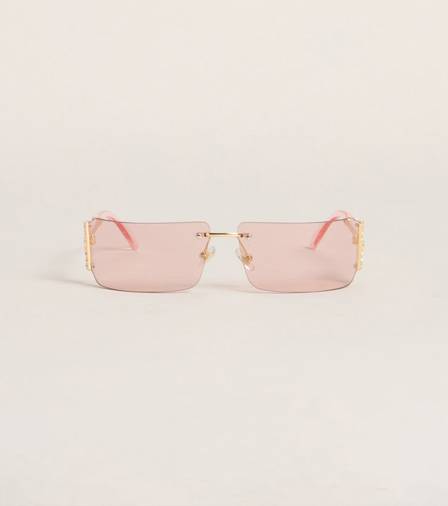 Windsor No Filter Clear Square Sunglasses