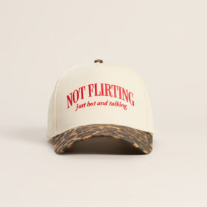 Windsor No Flirting Leopard Baseball Hat No Flirting Leopard Baseball Hat