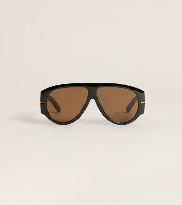 Windsor No Small Talk Oversized Sunglasses