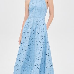 Rebecca Vallance Nuvola Halter Midi Dress