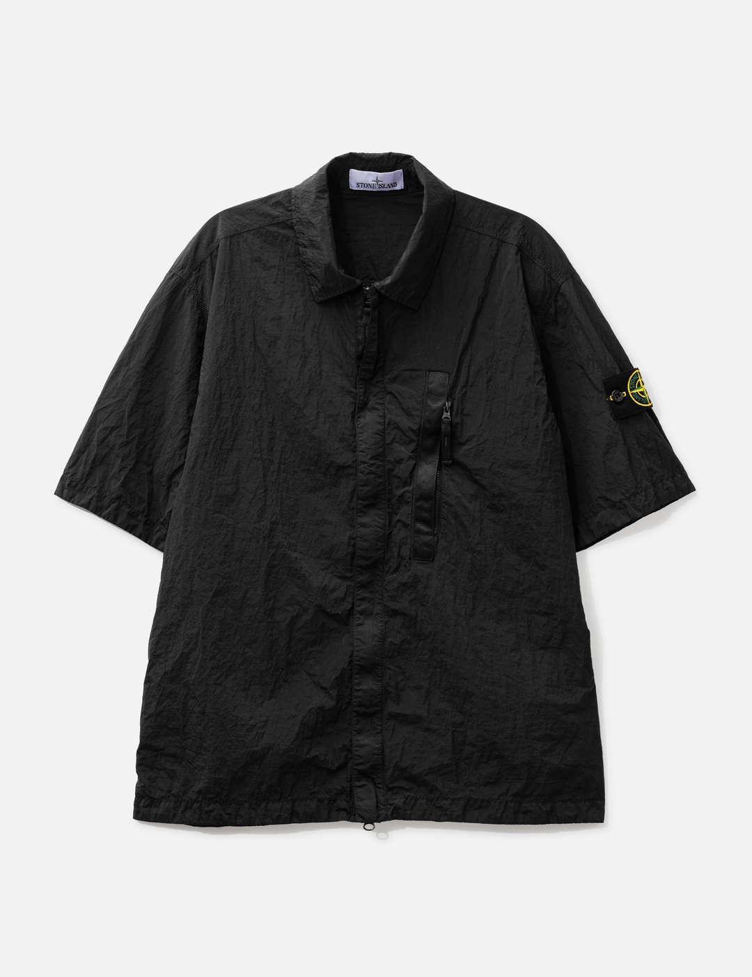 Stone Island Nylon Metal In Econyl® Short Sleeve Shirt