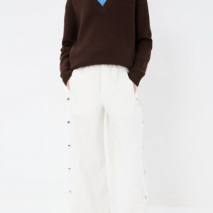 Nylon Snap Pull On Joggers