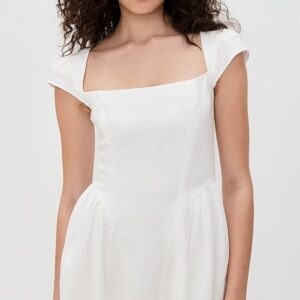 Reformation Oaklyn Linen Dress