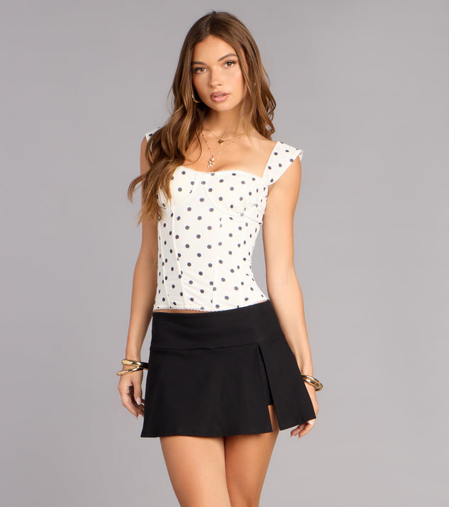 Windsor Off Duty Attitude Pleated Skort
