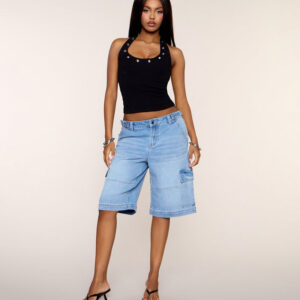Windsor Off Duty Details Mid Rise Cargo Jort Off Duty Details Mid Rise Cargo Jort