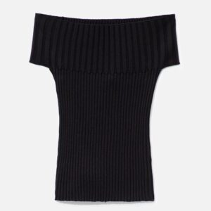 anggae Off Shoulder Rib Top
