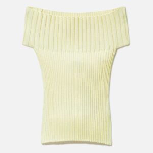 anggae Off Shoulder Rib Top