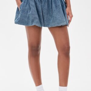 Sea Oli Denim Bubble Skirt