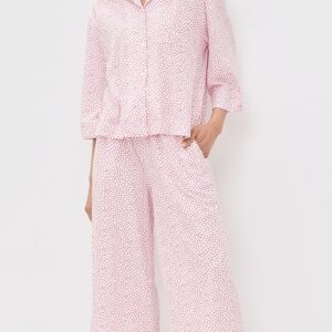 Petite Plume Olivia Wide Leg Pajamas Set Olivia Wide Leg Pajamas Set