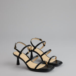 On Point Strappy Sling-Back Stiletto Heels
