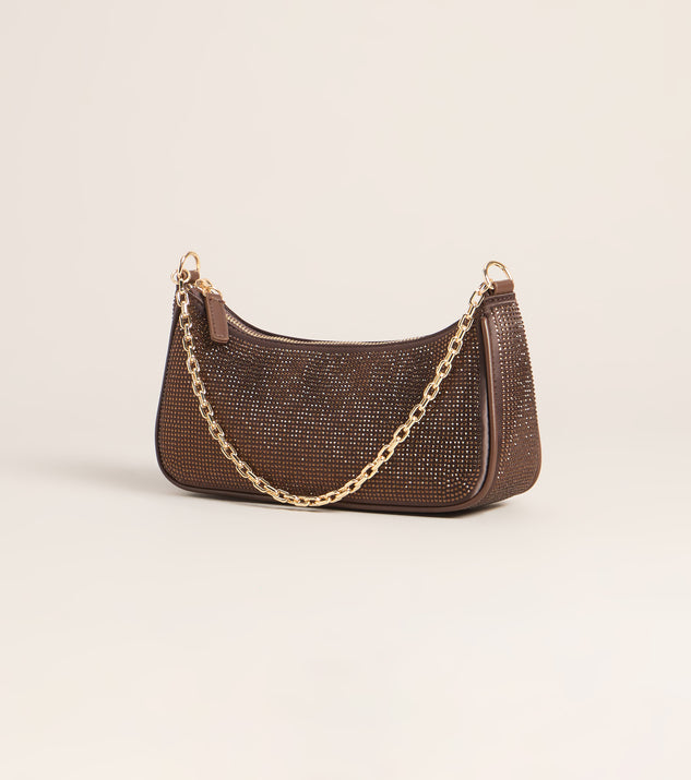 Windsor On The List Rhinestone Shoulder Bag