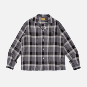 Human Made Open Collar Check Shirt